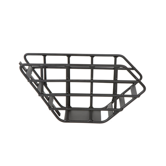 Mid-Position storage basket for FLASH Ebikes, black metal bicycle basket on Tampa Home & Garden Store