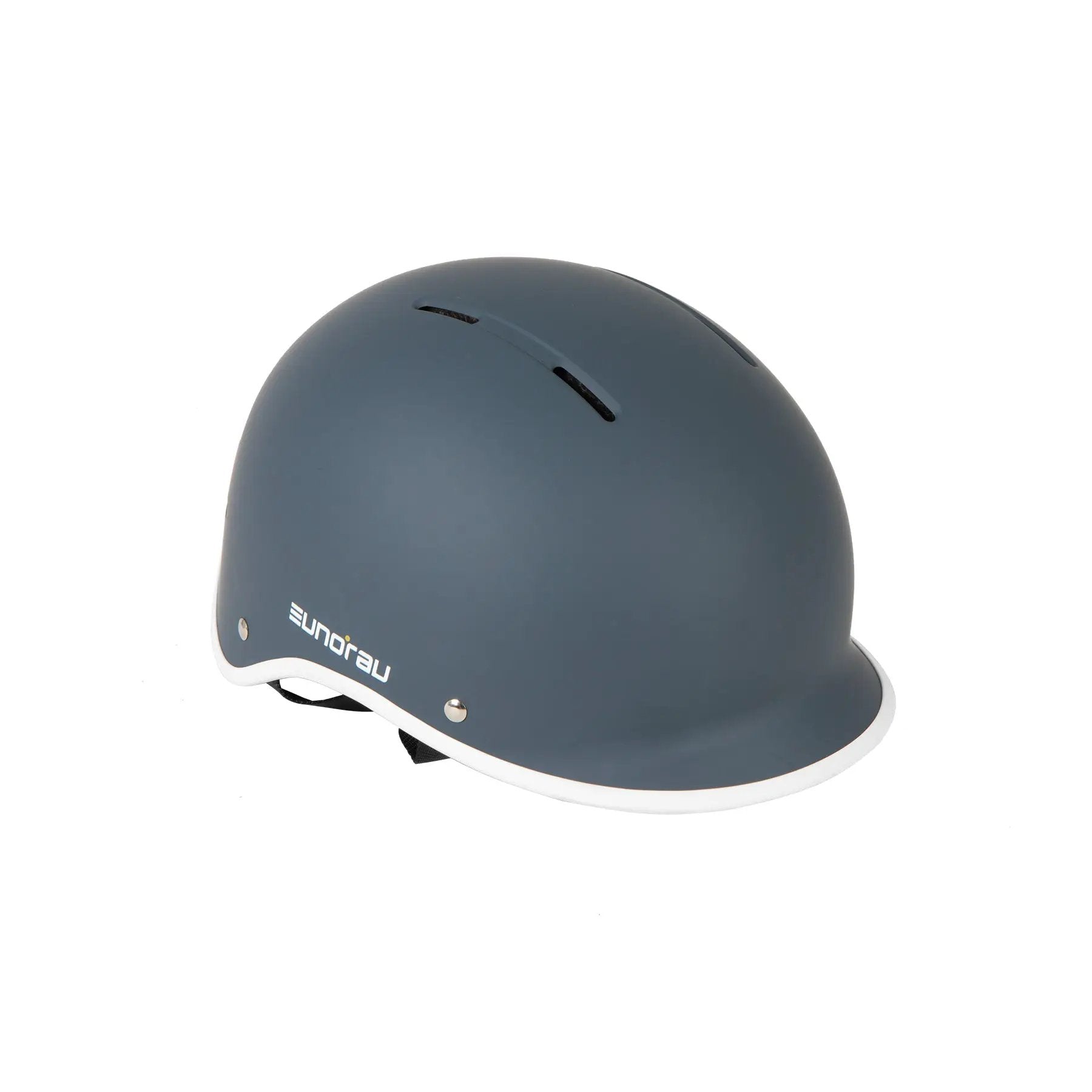 EUNORAU Genesis unisex bike helmet blue-gray with vent slots on Tampa Home & Garden Store
