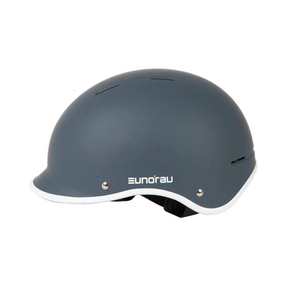 EUNORAU Genesis unisex adult bike helmet matte blue-gray with white rim and visible EUNORAU logo on Tampa Home & Garden Store