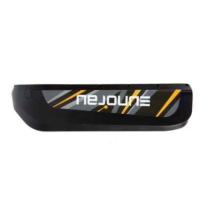 EUNORAU universal 48V 15Ah secondary e-bike battery, black with diagonal stripe design on Tampa Home & Garden Store