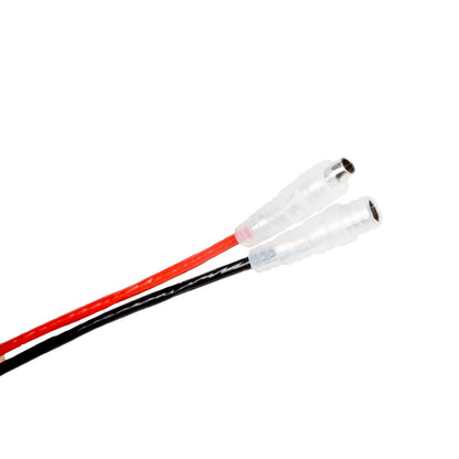 EUNORAU battery accessory cable with red/black wires and clear bullet connectors on Tampa Home & Garden Store