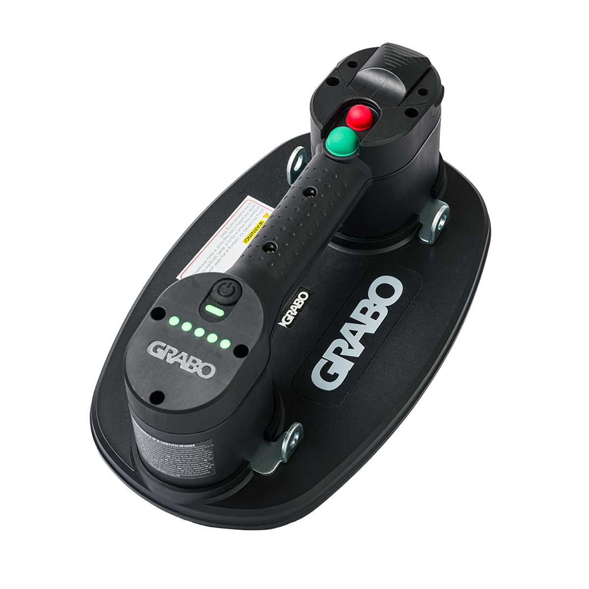 GRABO V2 cordless suction gripster, black handheld routing tool with green/red buttons on Tampa Home & Garden Store
