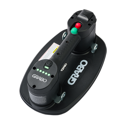 GRABO V2 cordless suction gripster, black handheld routing tool with green/red buttons on Tampa Home & Garden Store