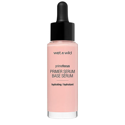 Primer serum Wet n Wild primefocus makeup base serum hydrating pink bottle with dropper on Tampa Home & Garden Store
