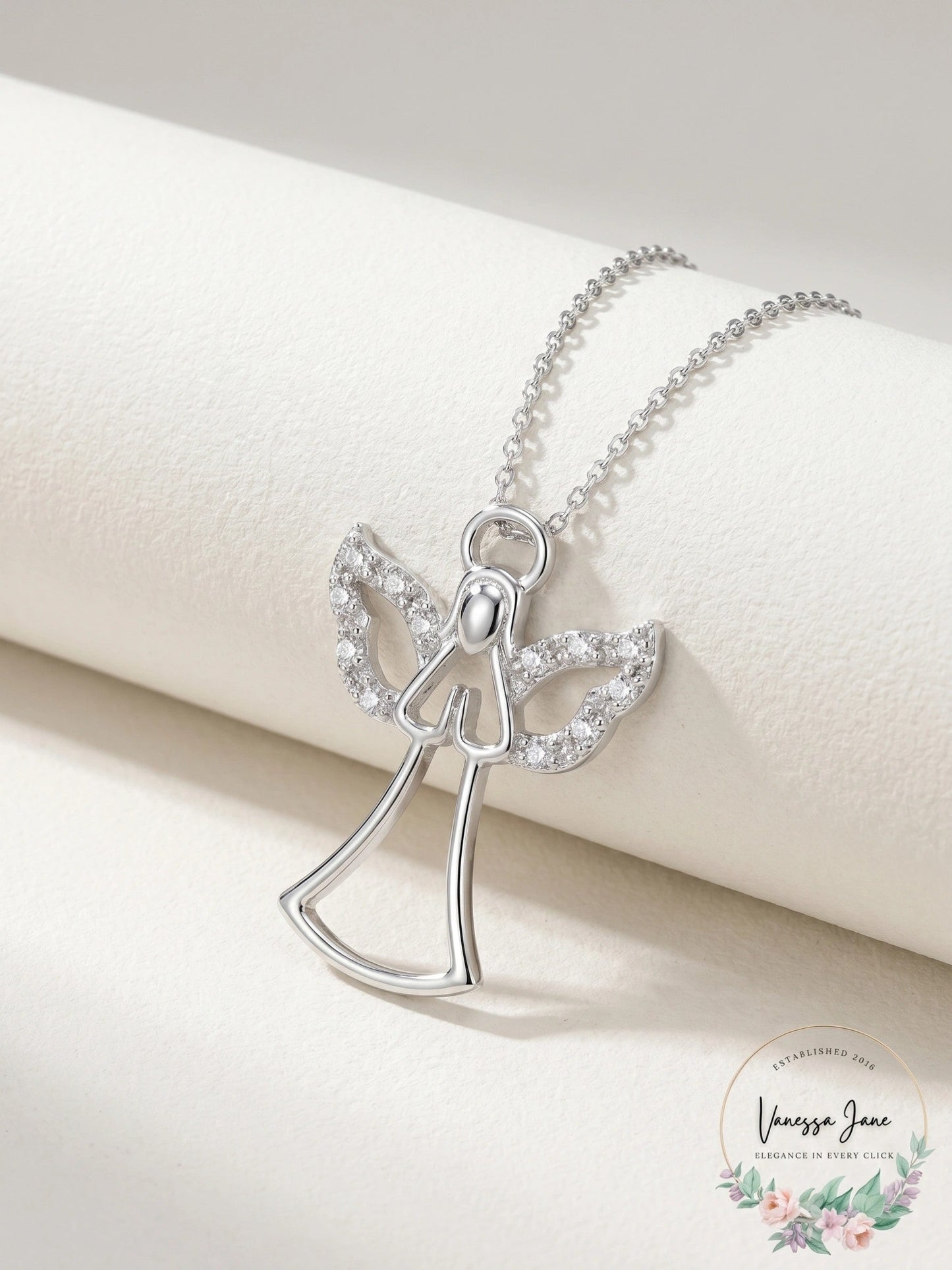 Sterling Silver Ruby And Sapphire Necklace