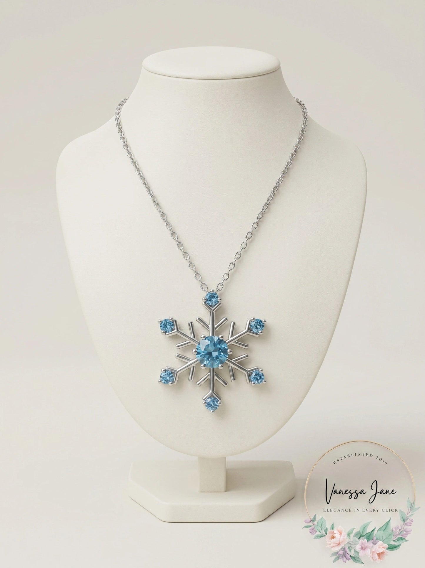 Sterling Silver Ruby And Sapphire Necklace