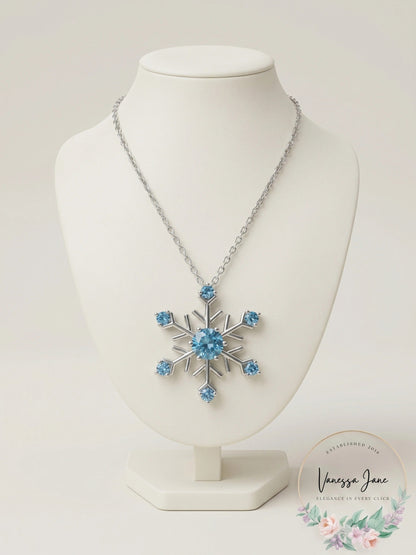 Sterling Silver Ruby And Sapphire Necklace