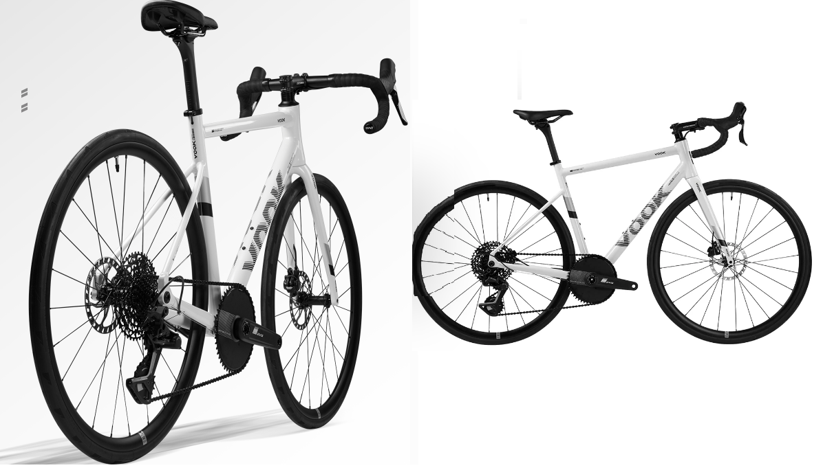 VOOK ONE 2.0 Road Bike Lightweight 7.8kg, 1290g aluminum frame + 345g carbon fork - Tampa Home & Garden Store