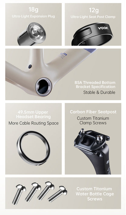 VOOK V8 Carbon Fiber Frame - Tampa Home & Garden Store