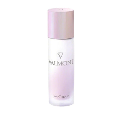 Valmont LumiCream 50ML bottle with iridescent pink cap, face moisturizer on Tampa Home & Garden Store