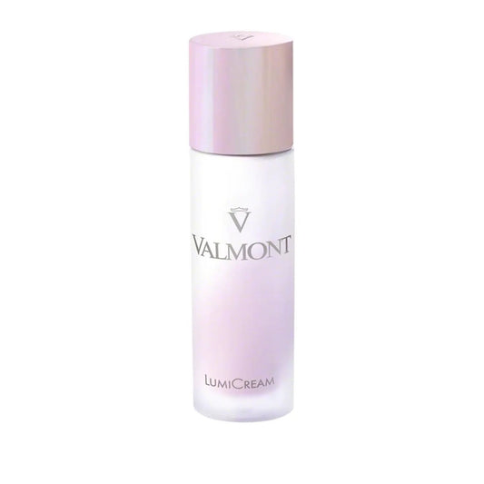 Valmont LumiCream 50ML bottle with iridescent pink cap, face moisturizer on Tampa Home & Garden Store