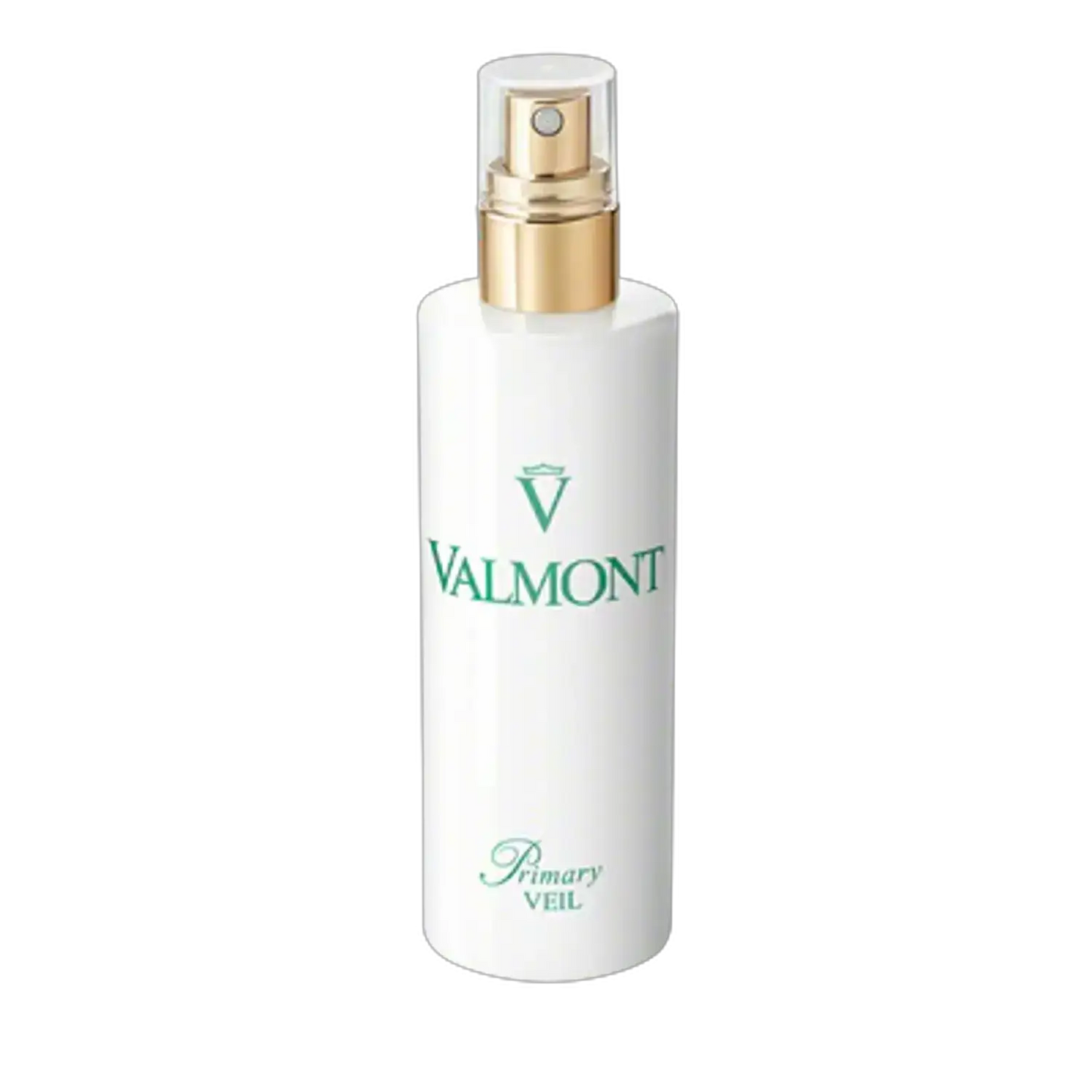 Valmont Primary Veil toner bottle white with gold spray pump on Tampa Home & Garden Store