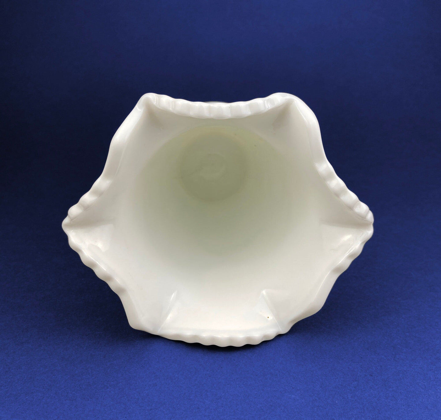 Vase Vintage Westmoreland Milk Glass with Old Quilt Design. Block and Star Pattern. Collectible Glass. - Tampa Home & Garden Store