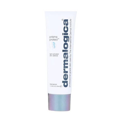 Dermalogica Prisma Protect SPF30 moisturizer tube, white with iridescent cap on Tampa Home & Garden Store