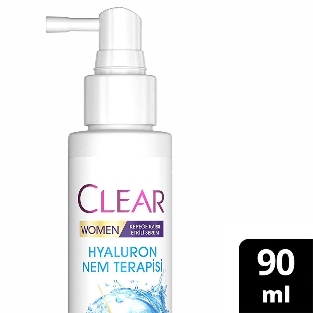 CLEAR Women Hyaluron Nem Terapisi Serum with pump, 90 ml for dry scalp on Tampa Home & Garden Store