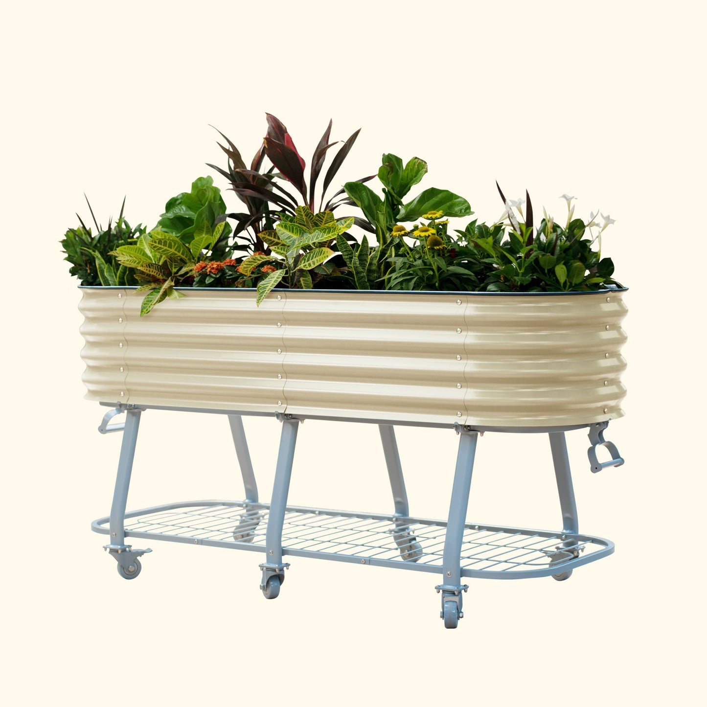 Vego Rolling Elevated Raised Garden Bed Self Watering - Tampa Home & Garden Store