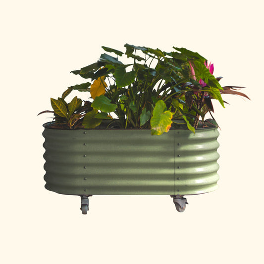 Vego Rolling Garden Bed Self Watering | Large Rolling Planters - Tampa soil911.com