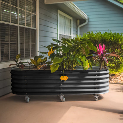 Vego Rolling Garden Bed Self Watering Large Rolling Planters - Tampa Home & Garden Store