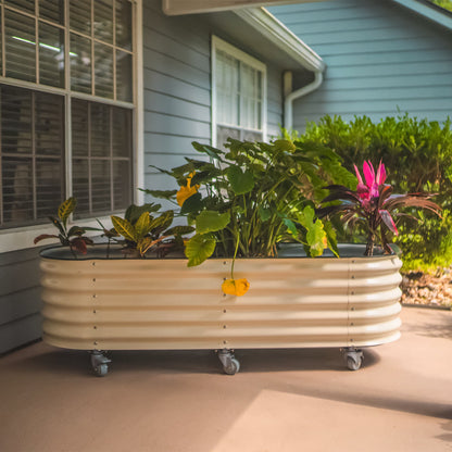 Vego Rolling Garden Bed Self Watering Large Rolling Planters - Tampa Home & Garden Store