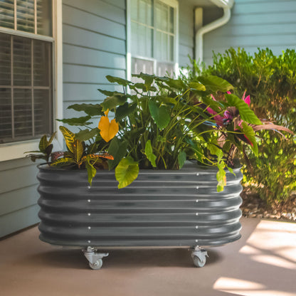 Vego Rolling Garden Bed Self Watering Large Rolling Planters - Tampa Home & Garden Store