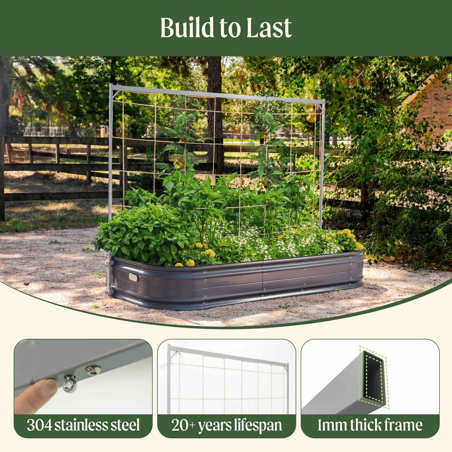 Metal Frame String Trellis