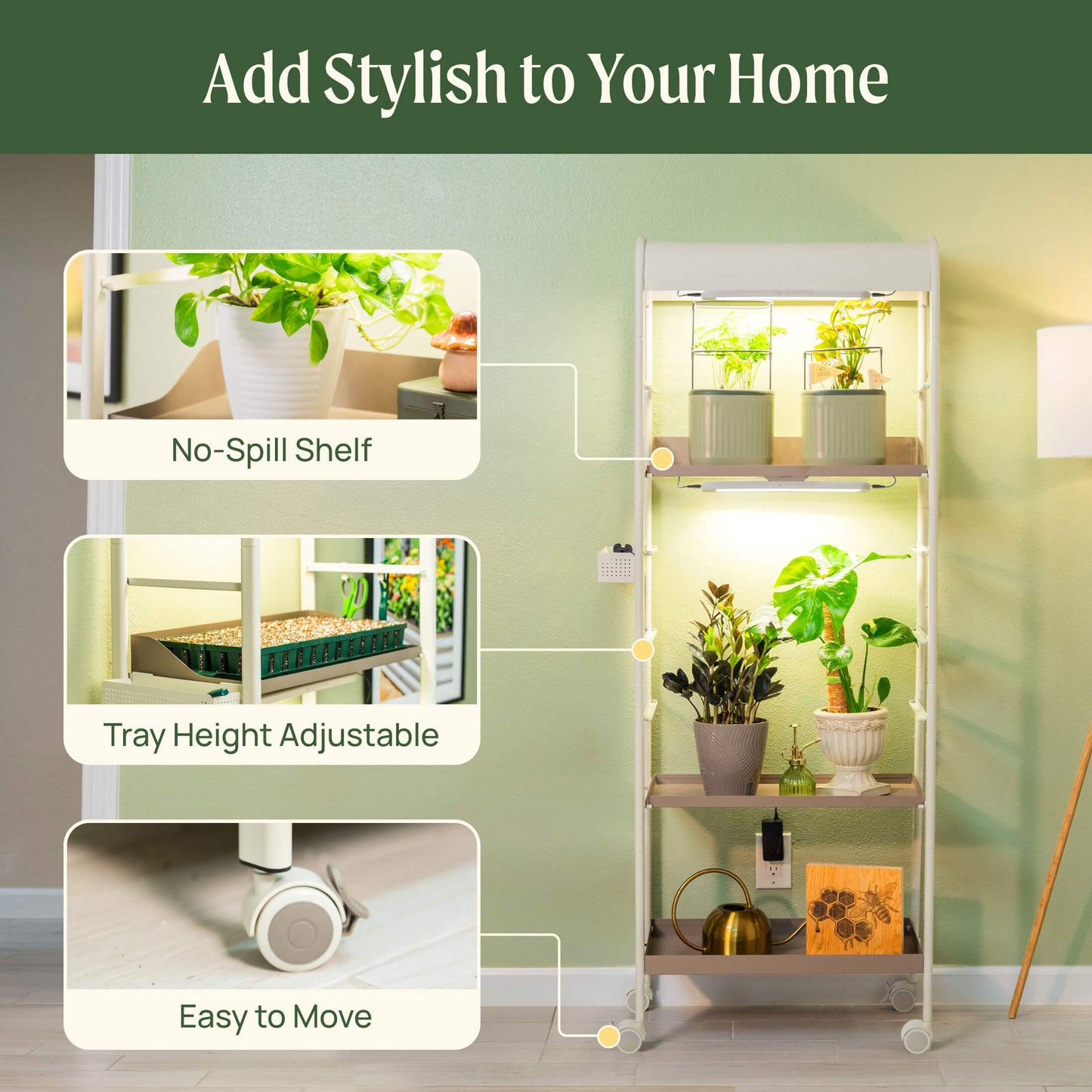 4 Tier Grow Light Garden