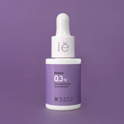 Etat Pur Retinol Facial Serum 0.3% bottle with white dropper and purple label on Tampa Home & Garden Store