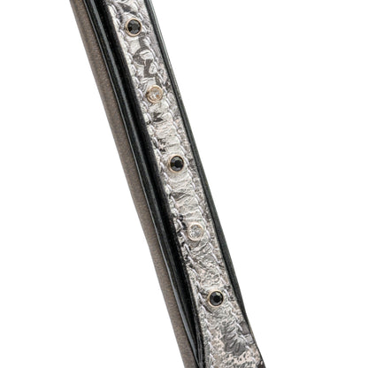 Venetian Leather Dog Leash by Halter Ego in camouflage quilted leather with brass rivets on Tampa Home & Garden Store