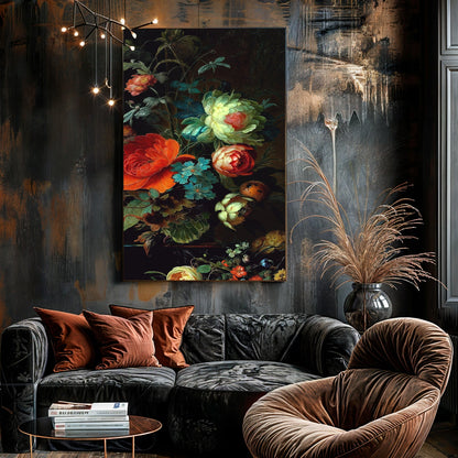 Canvas print Verdant Elegance by Tailored Canvases, vibrant floral artwork on Tampa Home & Garden Store