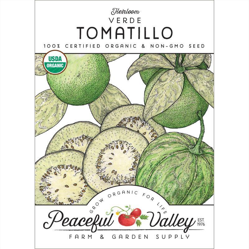 Verde Tomatillo Seeds (Organic) - Tampa Home & Garden Store