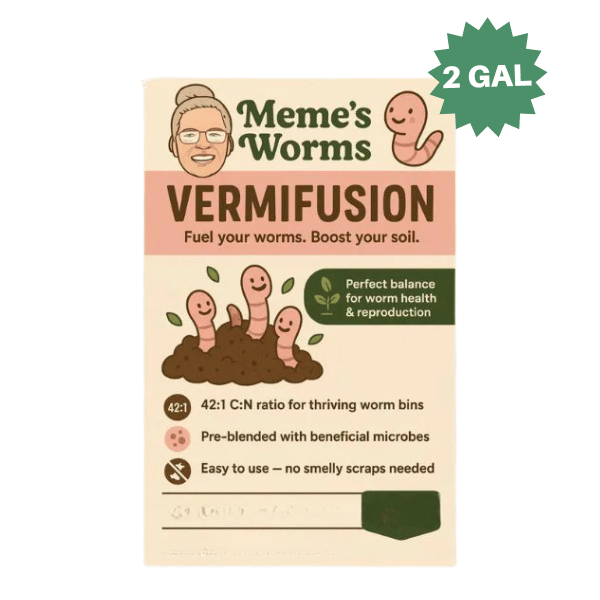 Mezcla de vermifusión Memes para lecho de lombrices