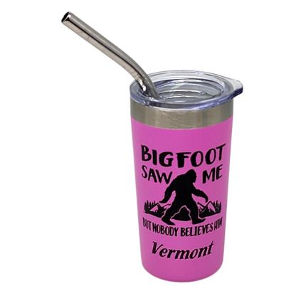 Vermont Bigfoot Stainless Steel 2oz Shooter  - Pink - Tampa Home & Garden Store