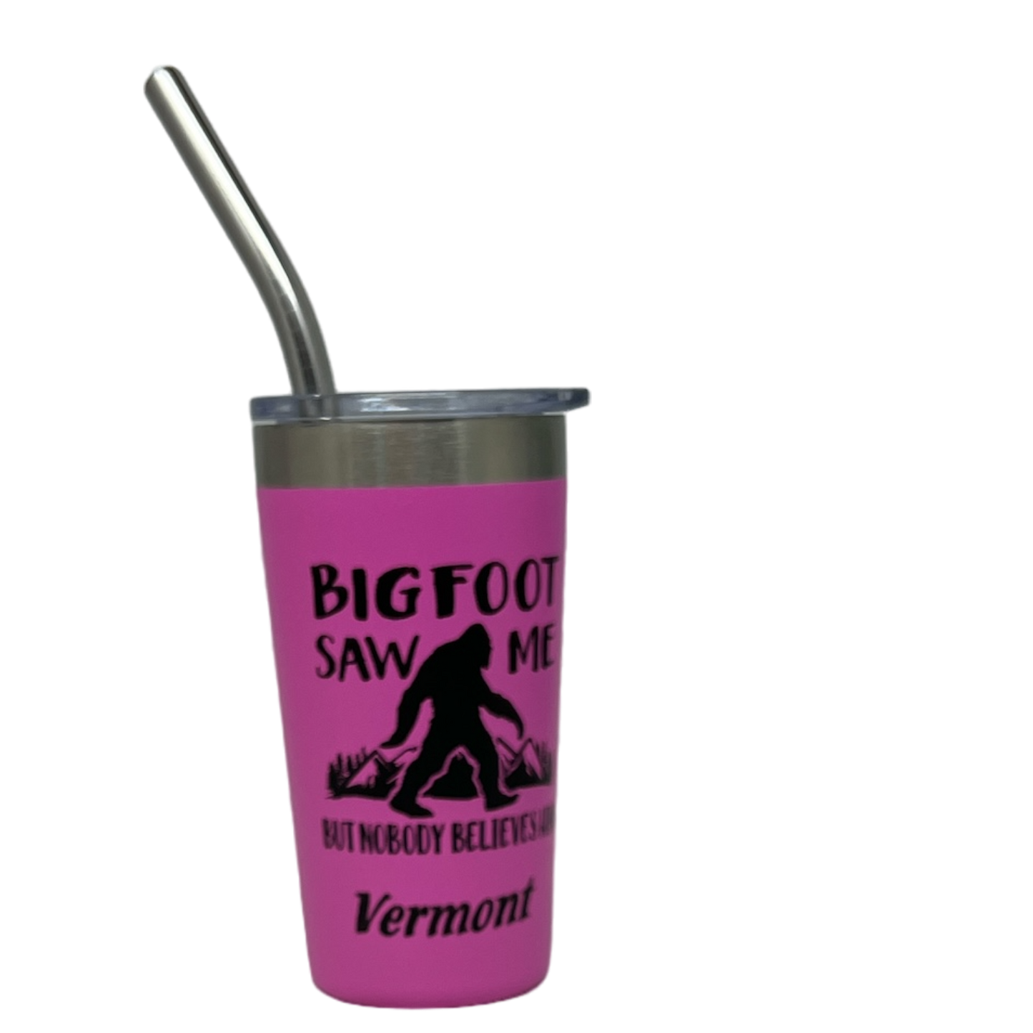 Vermont Bigfoot Stainless Steel 2oz Shooter  - Pink - Tampa Home & Garden Store