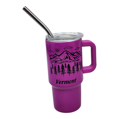 Vermont Green Mountains Stainless Steel 4oz Shooter - - Tampa Home & Garden Store