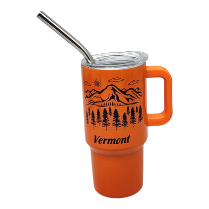 Vermont Green Mountains Stainless Steel 4oz Shooter - - Tampa Home & Garden Store