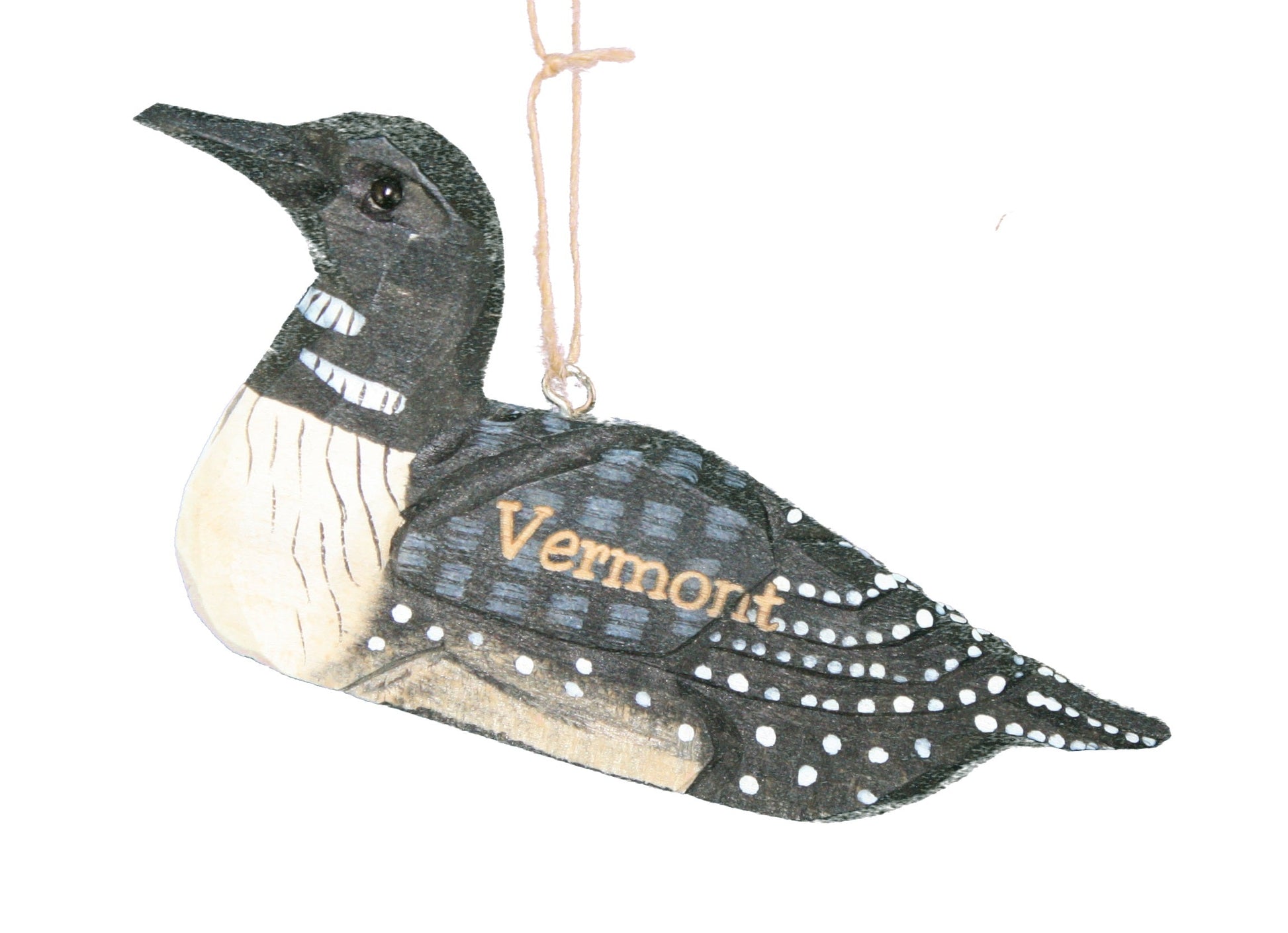Vermont Loon Wooden Ornament - Tampa Home & Garden Store