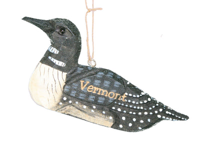 Vermont Loon Wooden Ornament - Tampa Home & Garden Store