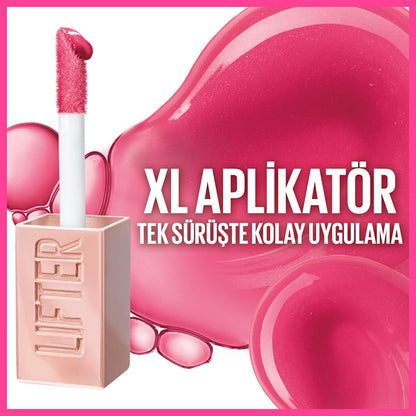 Lifter Gloss lip gloss with pink applicator and embossed LIFTER on pink tube on Tampa Home & Garden Store
