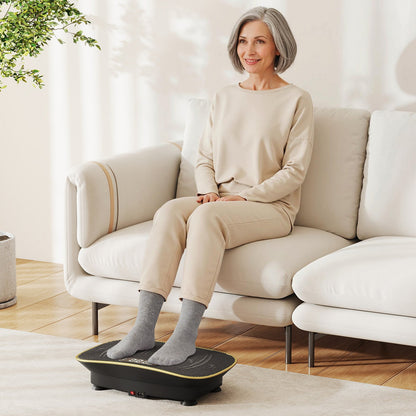 Vibration Plate Exercise Machine for Lymphatic Drainage and Weight Loss with 10 Speed Intensities