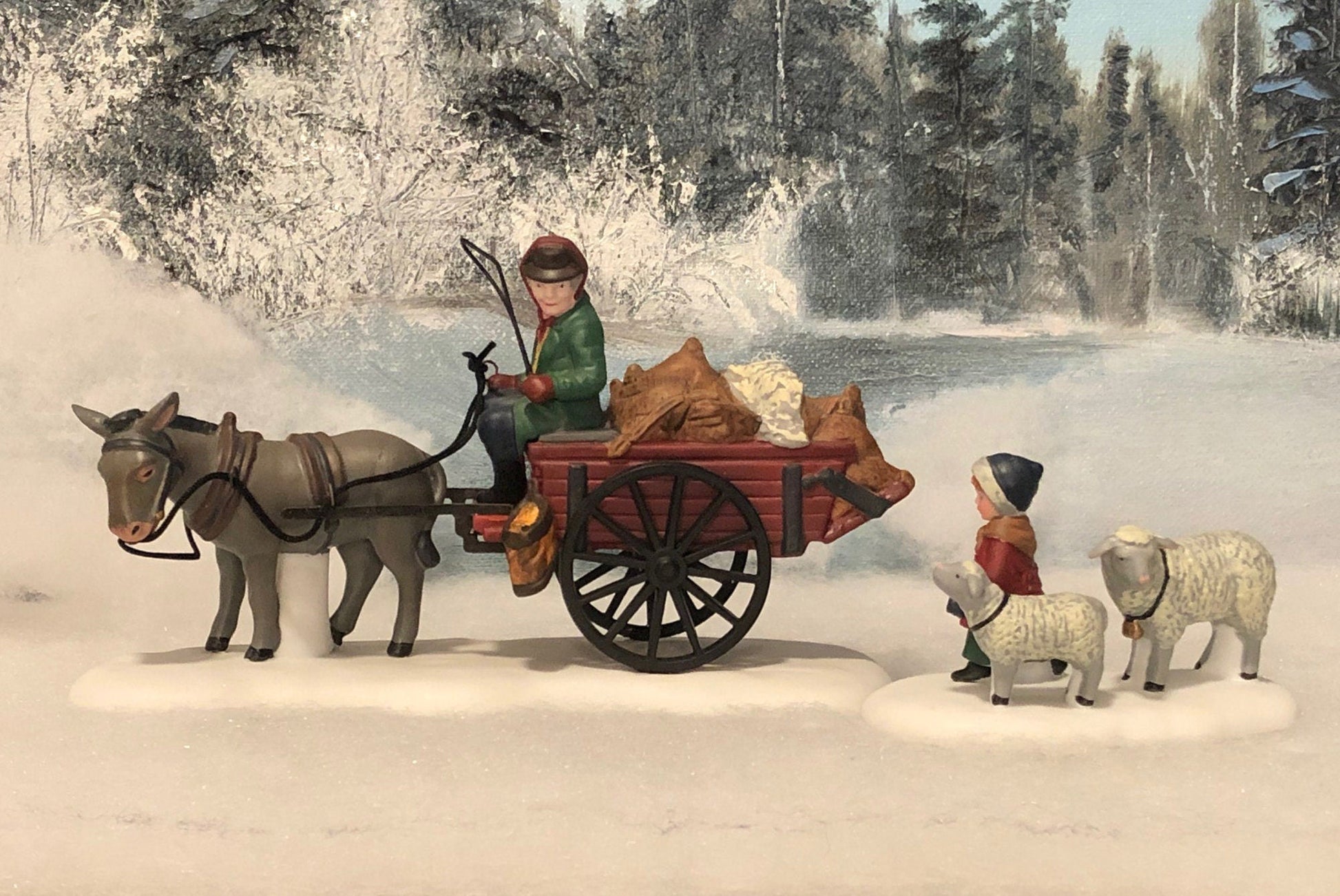Village Accessories by Department 56.  Town Square Carolers.  Handpainted Set of Three Porcelain Figurines.  Heritage Village Collection. - Tampa Home & Garden Store