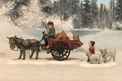 Village Accessories by Department 56.  Town Square Carolers.  Handpainted Set of Three Porcelain Figurines.  Heritage Village Collection. - Tampa Home & Garden Store