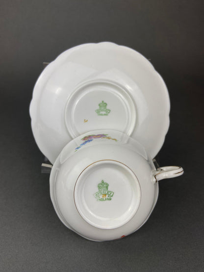 Vintage Aynsley Fine Bone China Tea Cup and Saucer - Floral England - Tampa Home & Garden Store