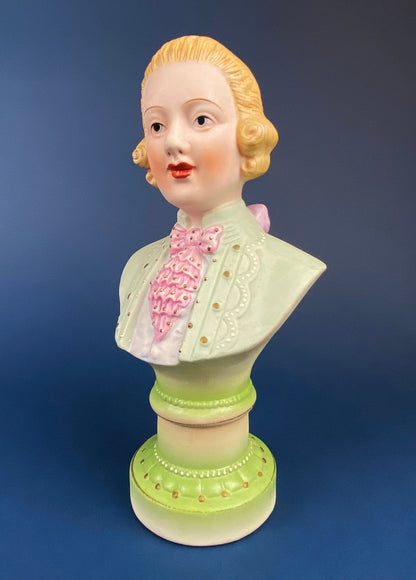Vintage Blonde Baby Figurine in Top Hat: Royal Crown Planter, Vanity Tray - Tampa Home & Garden Store