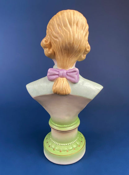 Vintage Blonde Baby Figurine in Top Hat: Royal Crown Planter, Vanity Tray - Tampa Home & Garden Store