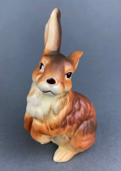 Vintage Bunny Figurines. Pair of Hand Painted Porcelain Rabbits. Spring and Easter Celebration. Collectible Figurines. - Tampa Home & Garden Store