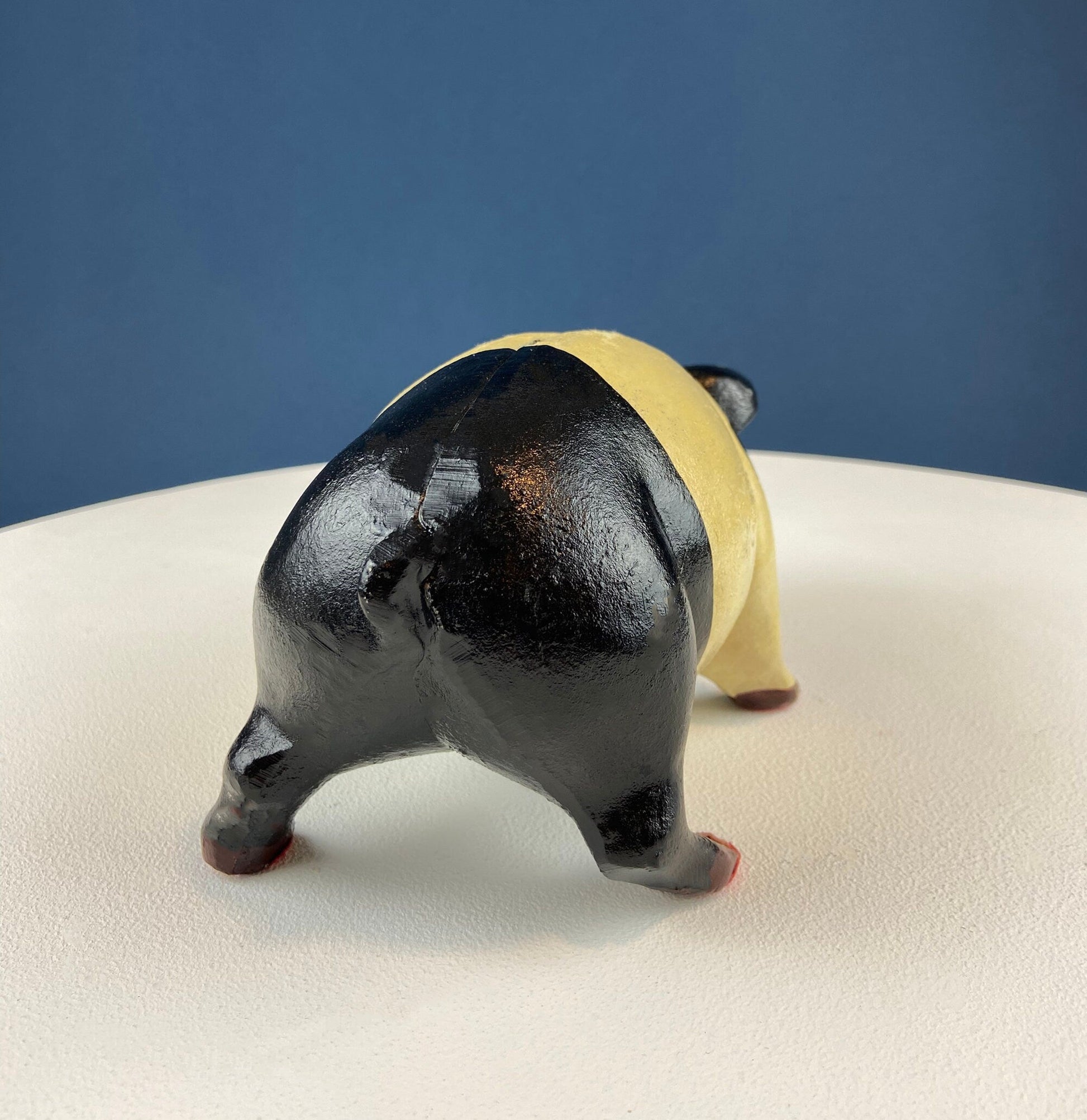Vintage Cast Iron Piggy Bank. Black/White Metal Pig for Collecting Coins. Collectible Animal Shape Bank. Gift for Kids, Grandkids, Students - Tampa Home & Garden Store