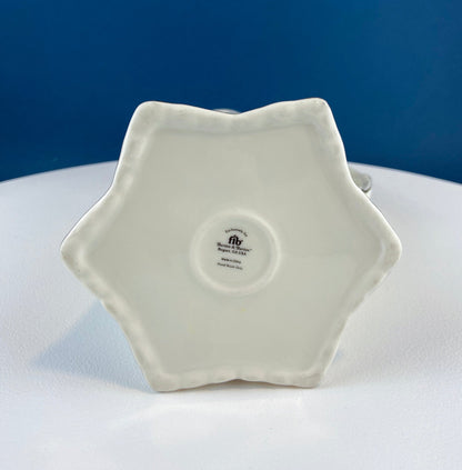Vintage Fine Bone China Pitcher: Bohemian Chic Floral Vase - Tampa Home & Garden Store