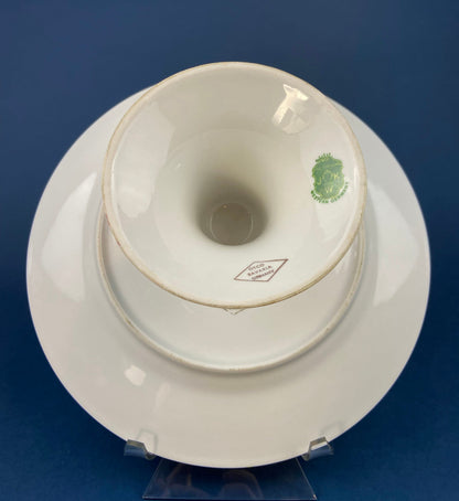 Vintage Fragonard Porcelain Footed Cake Stand, Bavaria OTCO, Collectible - Tampa Home & Garden Store