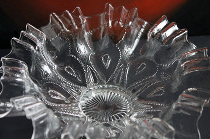 Vintage Glass Bowl. Cabinet Display Depression Glass Bowl. - Tampa Home & Garden Store