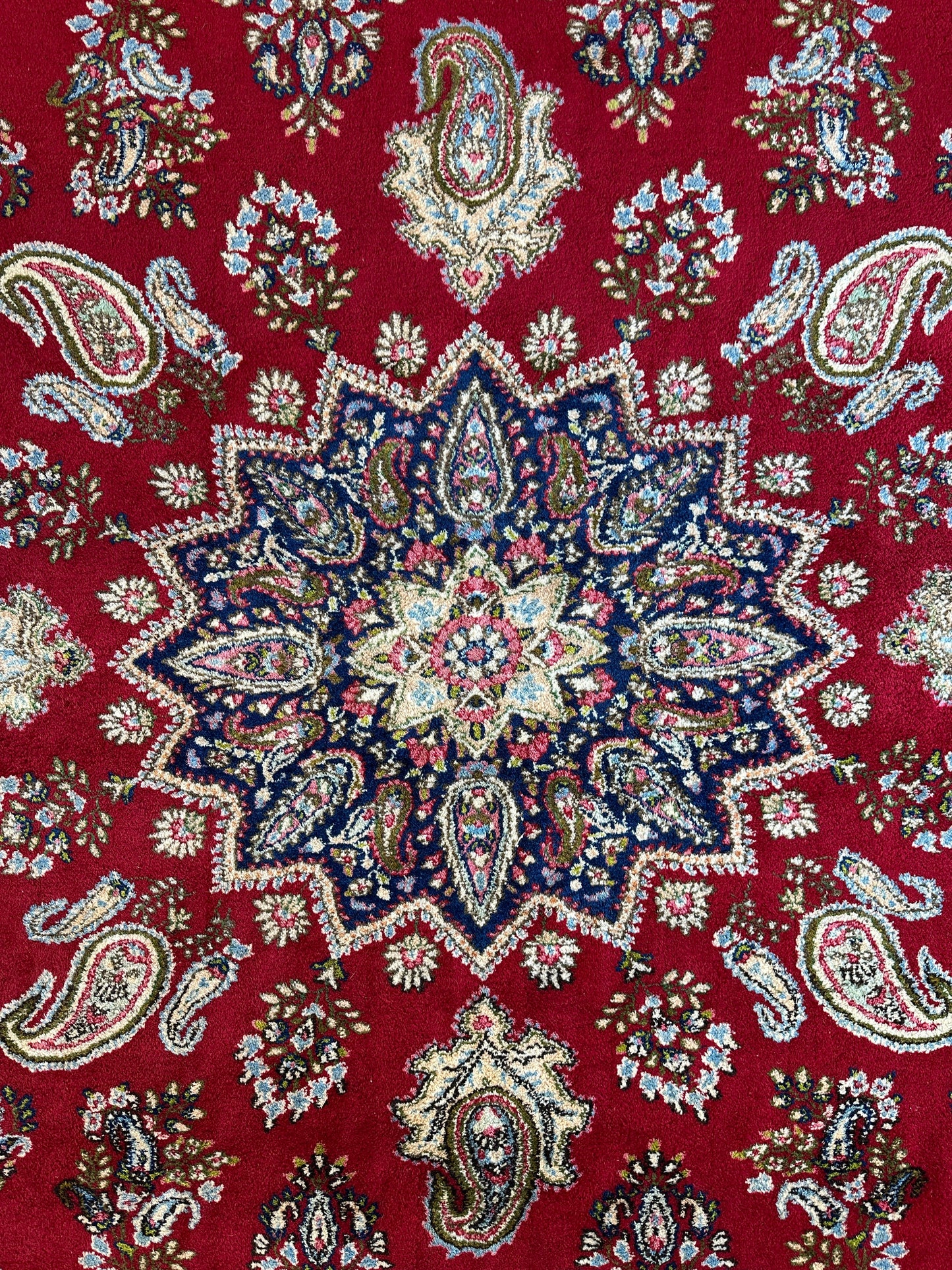 Vintage Kirman Persian Rug | 9’9” x 14’ | Thick Full-Pile Wool | Circa 1960 | K2029 - Tampa Home & Garden Store